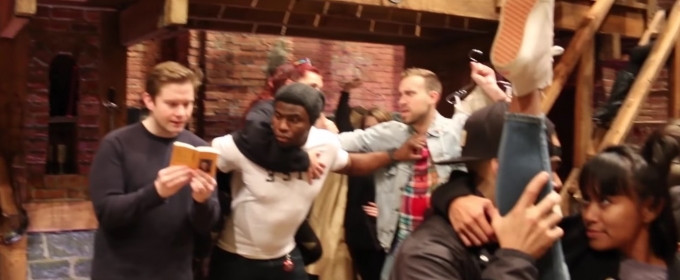 STAGE TUBE: The Cast of HAMILTON Takes the #Hammequin Challenge Video