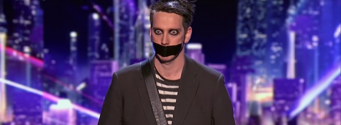 STAGE TUBE: UK's TAPE FACE Takes the Stage at AMERICA'S GOT TALENT Video