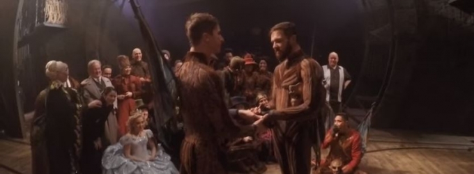 STAGE TUBE: WICKED's Flying Monkeys Get Engaged on Stage for Christmas Video