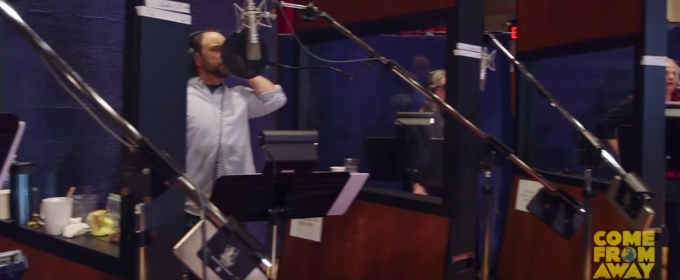 STAGE TUBE: Sneak Peek Inside the Studio for the COME FROM AWAY Cast Album Video
