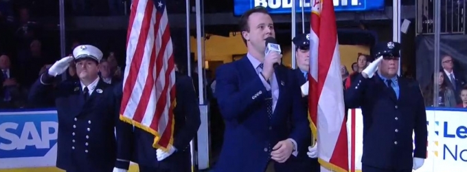 TV: JERSEY BOYS Star Quinn VanAntwerp Performs National Anthem at New York Rangers… Video