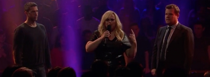 VIDEO: David Schwimmer, Rebel Wilson & James Corden Compete in Epic Rap Battle! Video