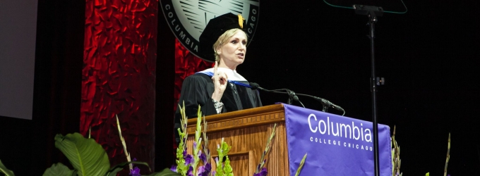 STAGE TUBE: Jane Lynch & Diane Warren Keynote Columbia College Chicago 2016… Video