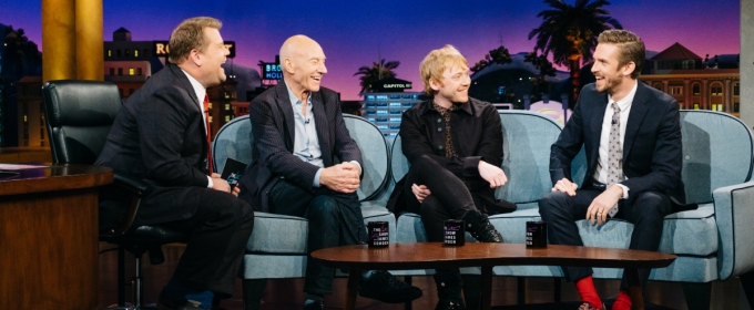 VIDEO: Rupert Grint, Patrick Stewart & Dan Stevens Visit JAMES CORDEN Video