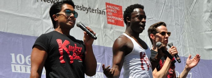 TV: Watch as KINKY BOOTS Company Struts Through Bryant Park! Video