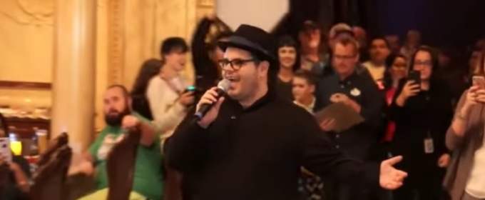 VIDEO: Josh Gad Surprises Guests at 'Be Our Guest' Restaurant at Magic Kingdom Video