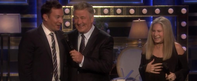 VIDEO: Un-Aired Footage - Barbra Streisand/Alec Baldwin TONIGHT SHOW Duet Goes Off… Video