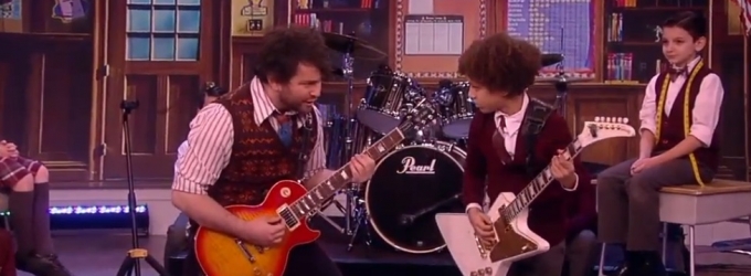 VIDEO: You're In the Band! Alex Brightman & SCHOOL OF ROCK Cast Perform on 'The View' Video