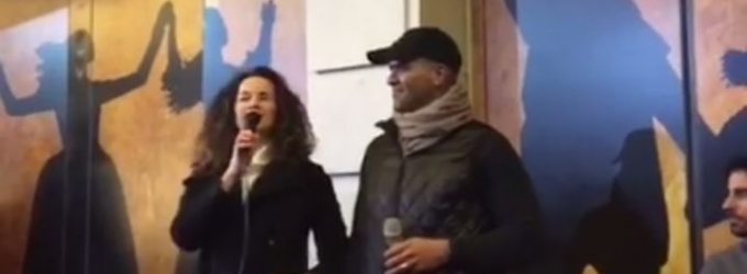 STAGE TUBE: Chris Jackson and Mandy Gonzalez Sing IN THE HEIGHTS at #Ham4Ham Video
