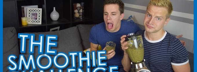 STAGE TUBE: NEWSIES' Chaz Wolcott Plays 'The Smoothie Challenge' with Tyler Mount Video