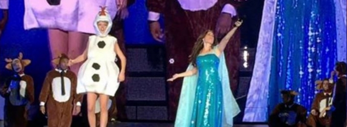 STAGE TUBE: Idina Menzel Sings 'Let it Go' in Costume with Taylor Swift Video