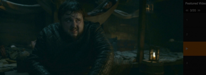 VIDEO: First Look - New GAME OF THRONES Clip Shows Samwell On the Way to the Citadel Video