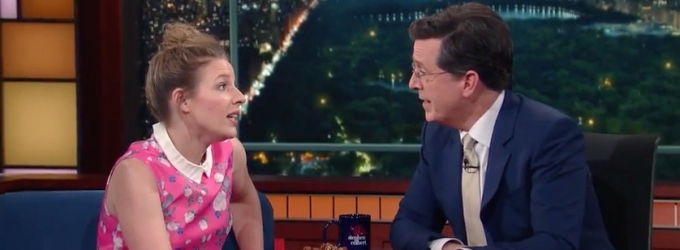 VIDEO: WAITRESS' Jessie Mueller & Stephen Colbert Sing Carole King Classic Over… Video