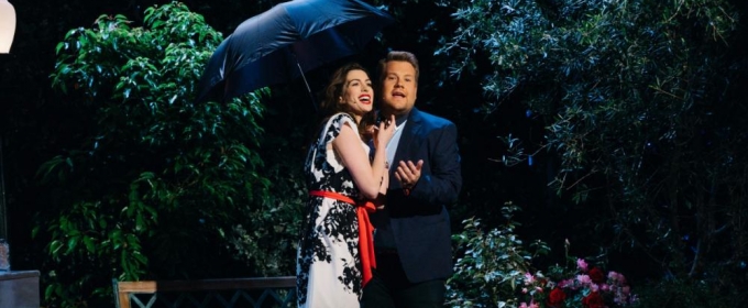 VIDEO: Anne Hathaway & James Corden Share a Musical Journey Through a Rom-Com Video