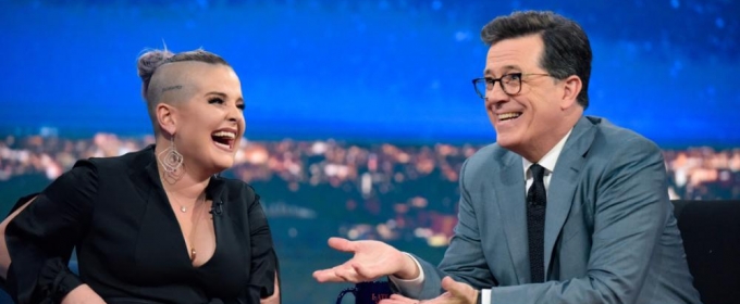 VIDEO: Kelly Osbourne Shares a 'High' Text From Dad Ozzy on LATE SHOW Video