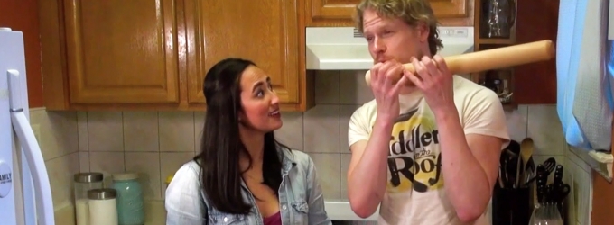 TV Exclusive: BACKSTAGE BITE with Katie Lynch and FIDDLER ON THE ROOF's Aaron Young! Video
