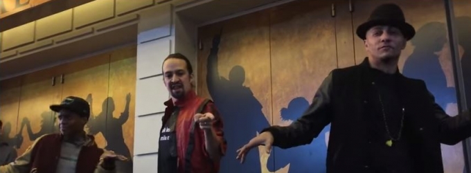 STAGE TUBE: Lin-Manuel Miranda Dances 'Thriller,' Rewards Costumed Fans at Halloween… Video
