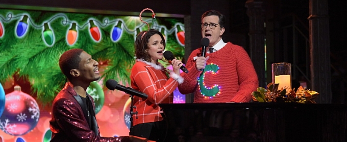 VIDEO: Norah Jones & Stephen Colbert Perform Holiday Classic on LATE SHOW Video