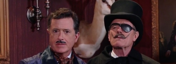 VIDEO: Stephen Colbert & Bryan Cranston Star In 'Too Much Exposition Theater' Video