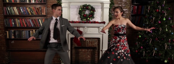 STAGE TUBE: Laura Osnes Teams with Christopher Rice for a Tappy 'Baby It's Cold… Video