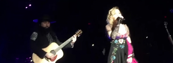 STAGE TUBE: Madonna Sings EVITA for the First Time on Her Rebel Heart Tour! Video