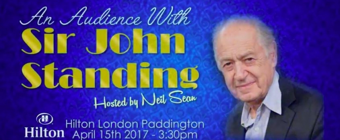 Neil Sean to Host AN AUDIENCE WITH SIR JOHN STANDING Video