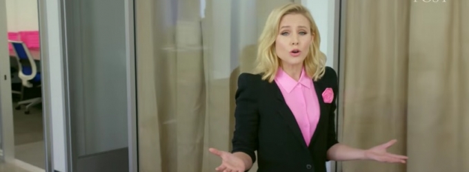 VIDEO: Kristen Bell Mocks U.S. Gender Wage Gap in Hilarious Spoof PINKSOURCING Video