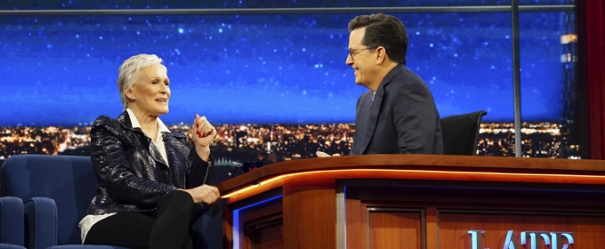 VIDEO: Glenn Close Talks Return to 'Norma Desmond' on LATE SHOW Video