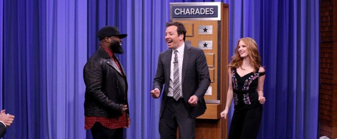 VIDEO: Jessica Chastain & Joe Manganiello Face Off in 'Charades' on TONIGHT SHOW Video