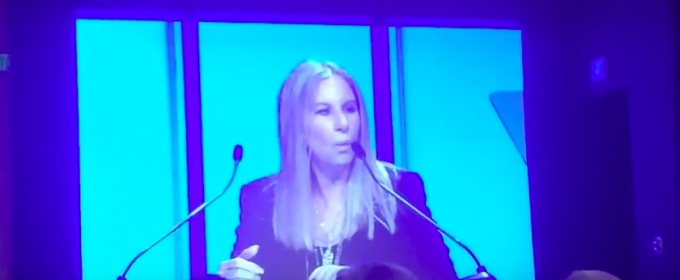 VIDEO: Barbra Streisand Toasts Ron Meyer at Museum of Tolerance Dinner Video