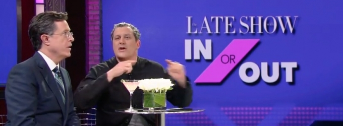VIDEO: Isaac Mizrahi Teaches Stephen Colbert What's In or Out in Fashion Video