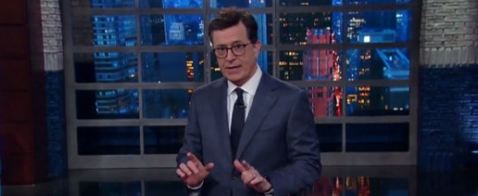 VIDEO: LATE SHOW's Stephen Colbert Reacts to Trump's Request to 'Let It Go' Video