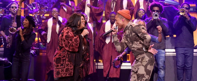 VIDEO: Pharrell Williams & Kim Burrell Perform 'I See a Victory' on TONIGHT Video