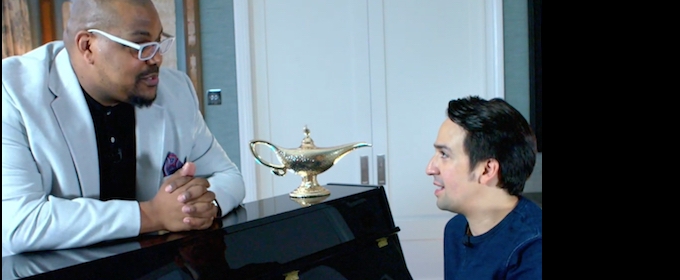 TV EXCLUSIVE: Lin-Manuel Miranda Talks Disney, London with ALADDIN's Trevor Dion… Video
