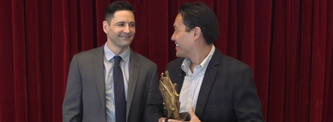 TV: ALLEGIANCE's Darren Lee Accepts Broadway's Backbone Best Musical Ensemble Award! Video