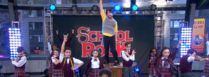VIDEO: Alex Brightman & SCHOOL OF ROCK Cast Perform 'Stick It To The Man' on GMA Video