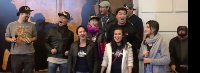 STAGE TUBE: George Takei and the Cast of ALLEGIANCE Take Over #Ham4Ham Video
