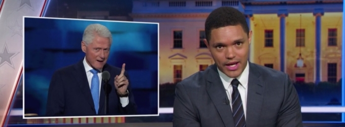 VIDEO: DAILY SHOW's Trevor Noah Covers Day 3 of DNC & Asks: 'How Is This Even a… Video