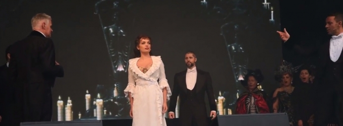 STAGE TUBE: Four Phantoms Enchant Today's Crowd at West End Live Video