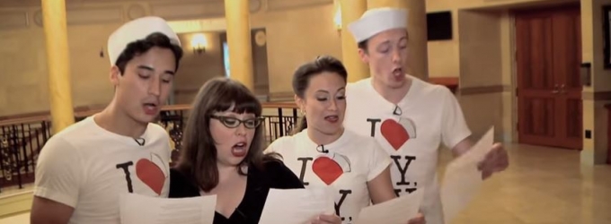 VIDEO: ON THE TOWN Cast Members Sing ABC's 'World News Now' in the Style of a Polka Video