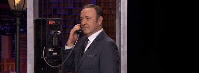 VIDEO: Jimmy Fallon Tests New Phone Booth Game with Kevin Spacey and Surprise Guests Video