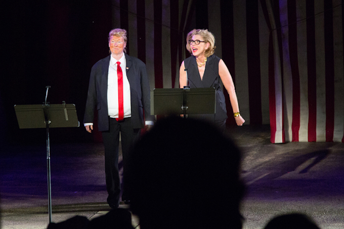 VIDEO: Meryl Streep, Christine Baranski Channel Donald Trump & More at Public… Video