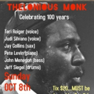 Teri Roiger & Friends - Thelonious Monk - Celebrating 100 Years on 10/8 Video