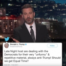 VIDEO: Jimmy Kimmel Addresses Recent Twitter Fight with Donald Trump Jr. Video