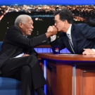 VIDEO: Morgan Freeman & Stephen Colbert Bond Over Passion for Sci-Fi Photo