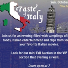 TONY N' TINA'S WEDDING Stars to Host TASTE OF ITALY at The Noel S. Ruiz Theatre