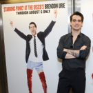 Photo Coverage: Brendon Urie Struts Underground to Unveil New KINKY BOOTS Subway Bill Photo