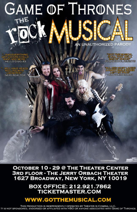 Winter Is Coming! GAME OF THRONES Parody Heading to Off-Broadway This Fall Image