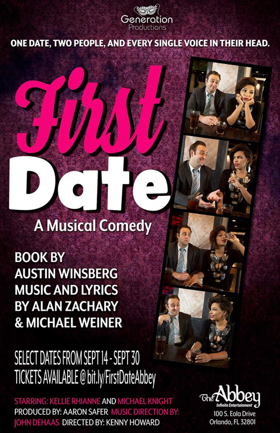 Review: Audiences Won't Need a 'Bailout' from FIRST DATE at The Abbey Image