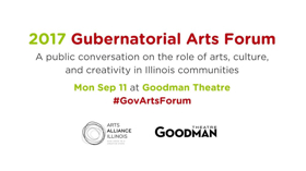 Arts Alliance Illinois Slates 2017 Gubernatorial Arts Forum at Goodman Theatre Image
